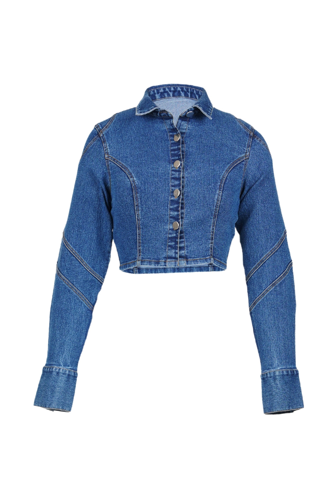 EDGE-CUT DENIM JACKET