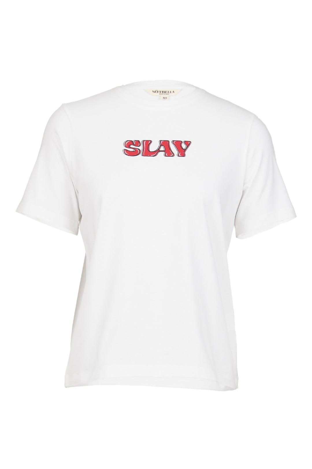 WHITE SLAY COTTON TEE