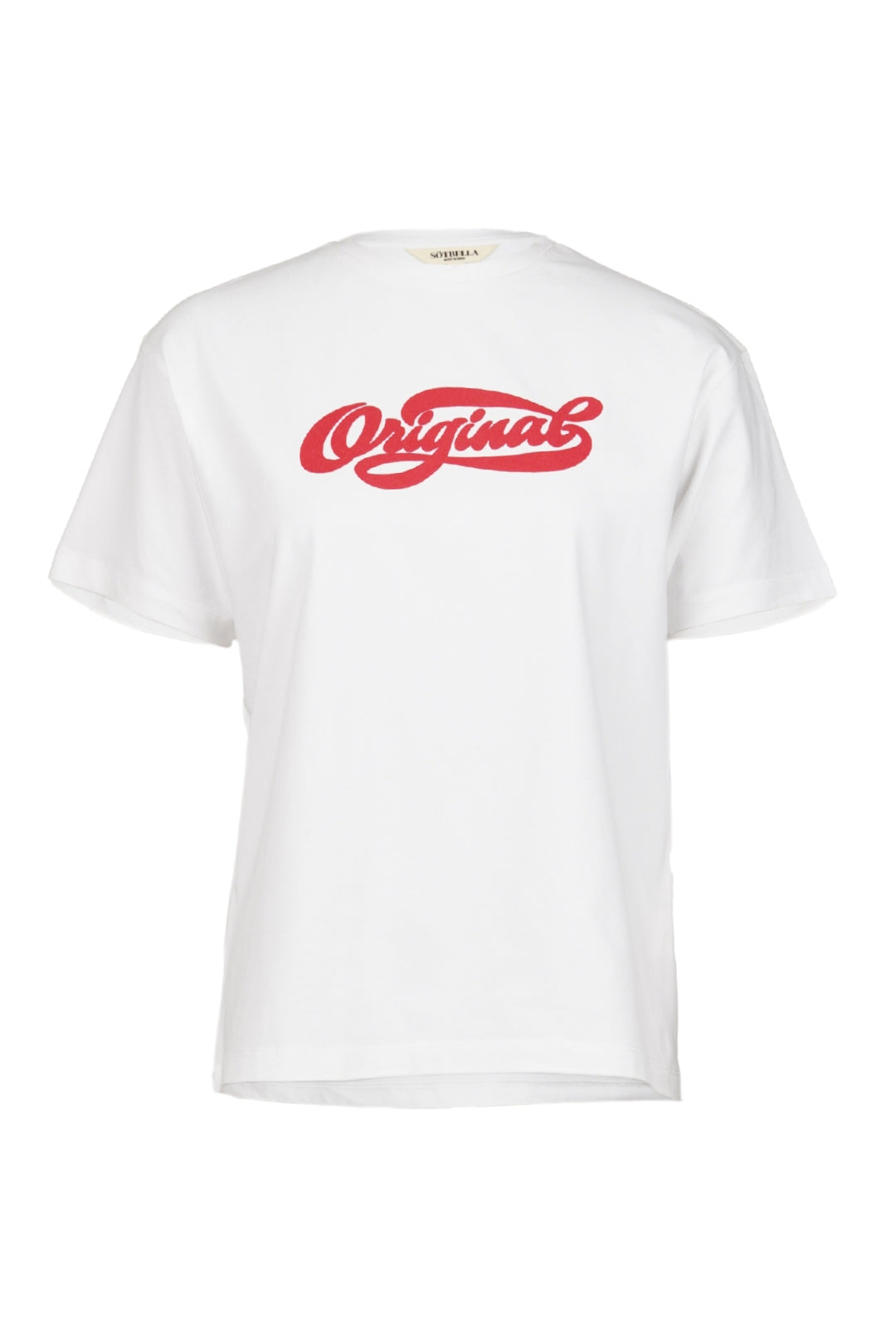 WHITE GRAPHIC COTTON TEE