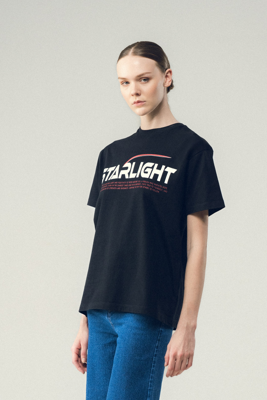 BLACK STARLIGHT GRAPHIC TEE