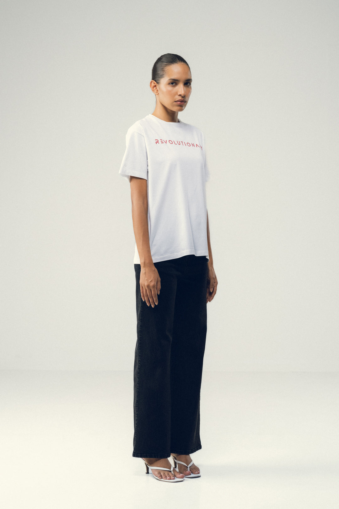 CLASSIC WHITE OVERSIZED  TEE