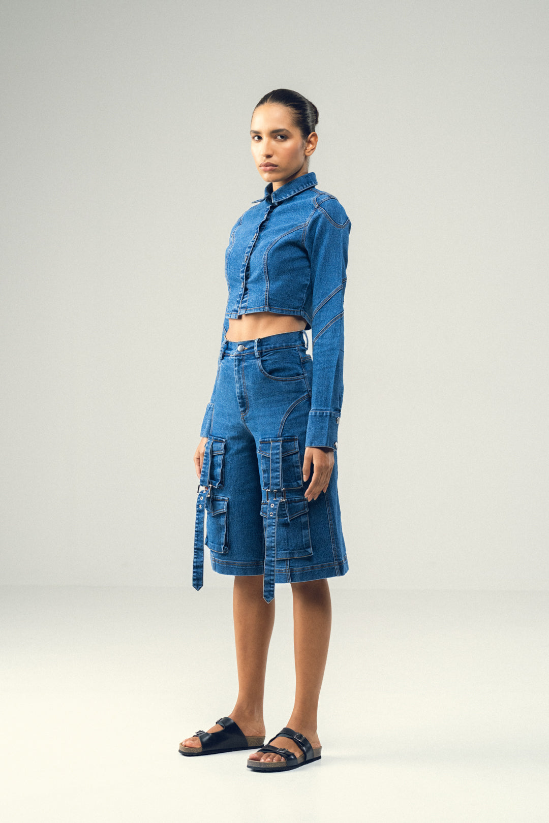 EDGE-CUT DENIM JACKET