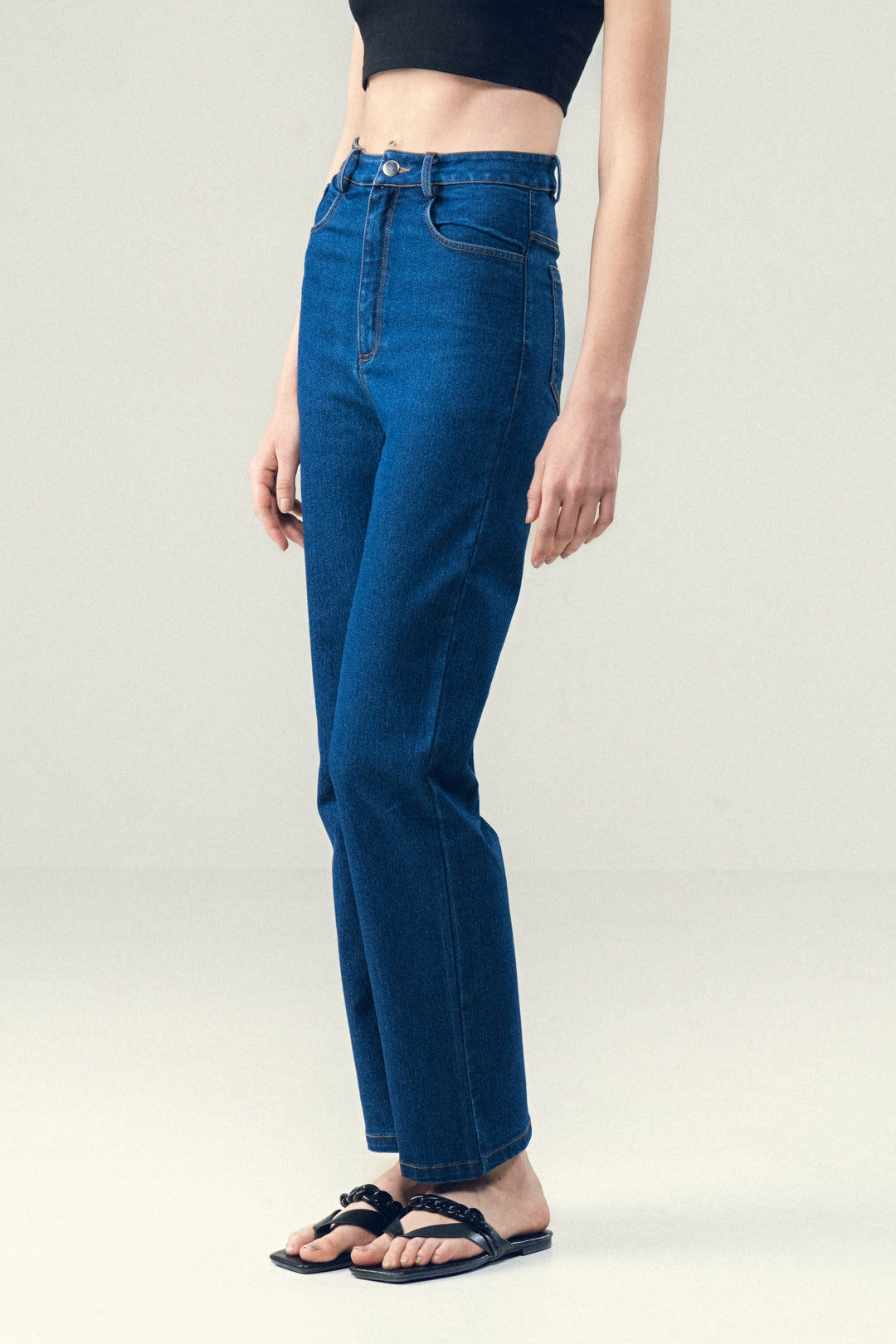 INK BLUE STRAIGHT JEANS