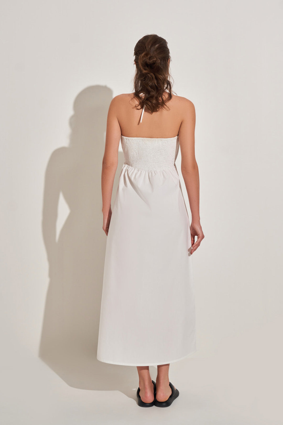 WHITE ROSE DELICATE MAXI DRESS