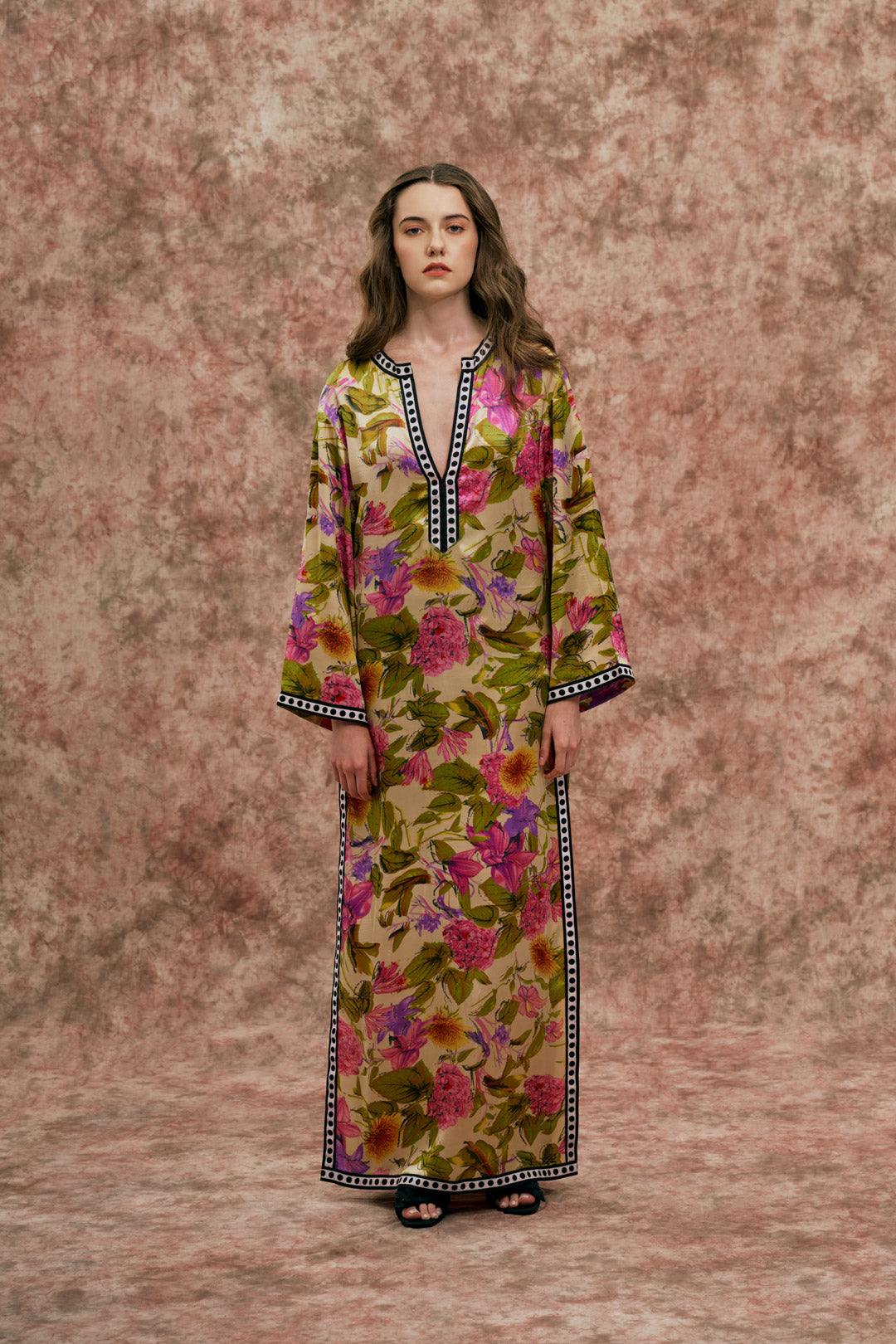 FLORAL PRINT KAFTAN