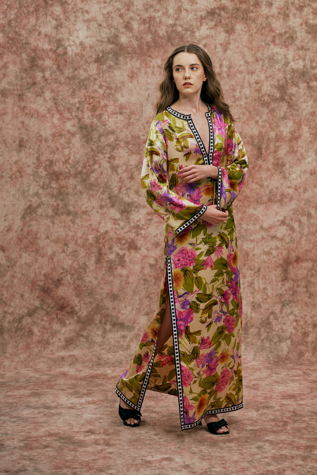 FLORAL PRINT KAFTAN