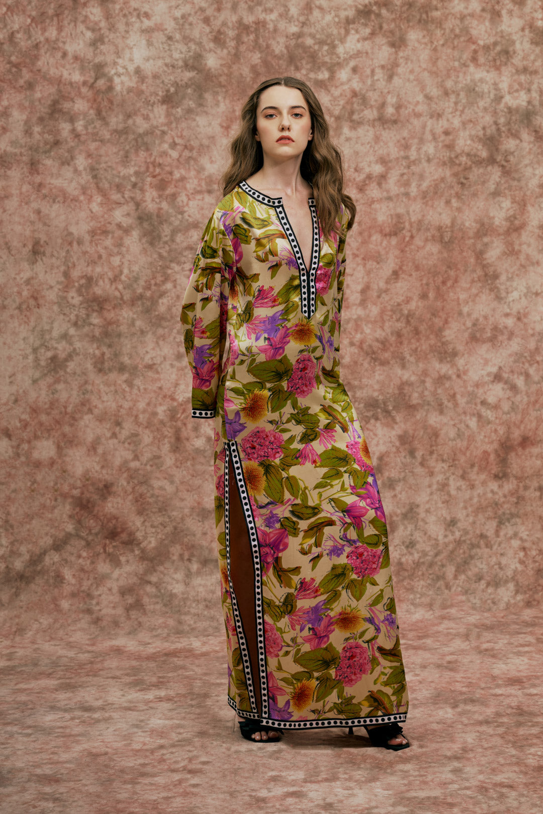 FLORAL PRINT KAFTAN