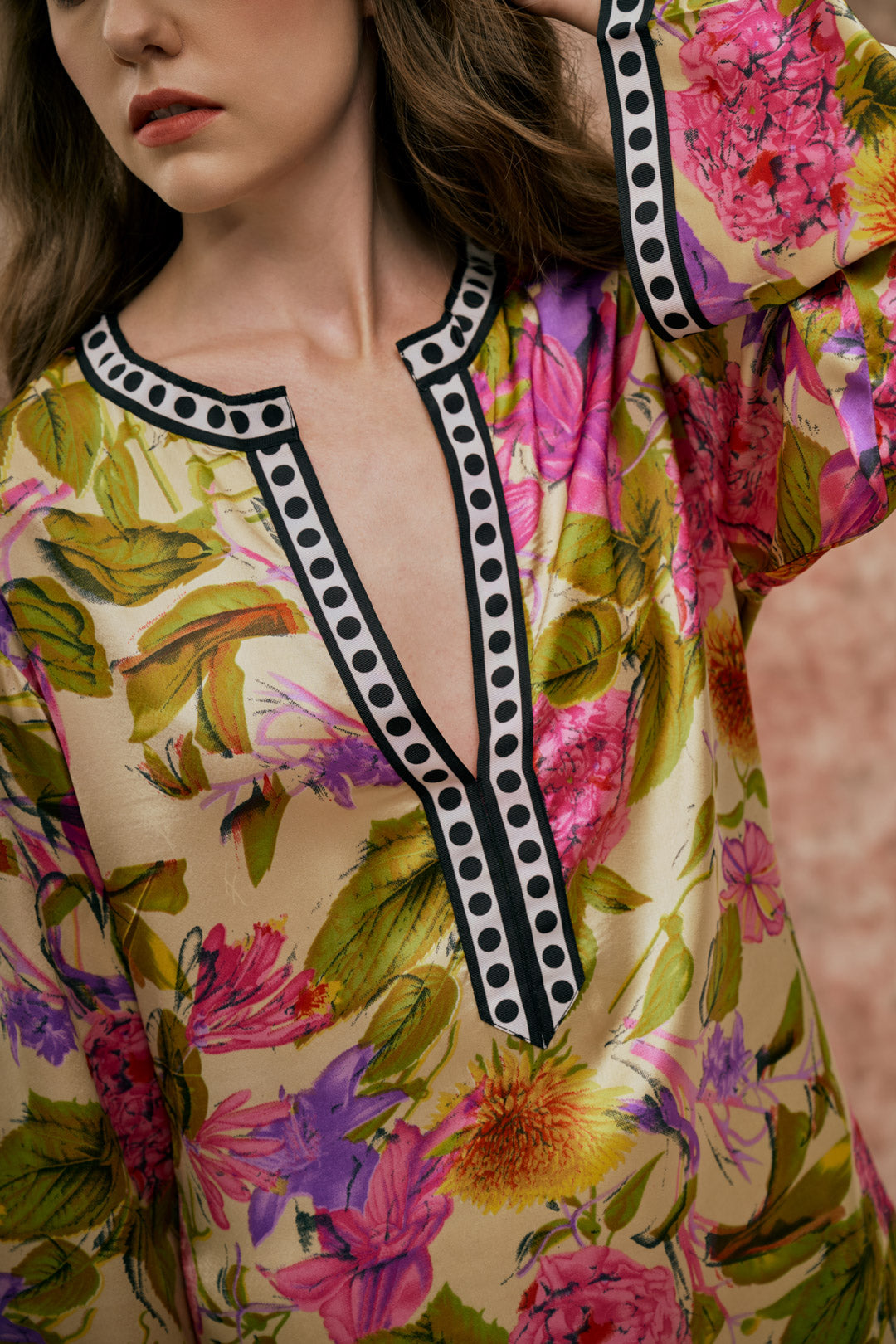 FLORAL PRINT KAFTAN