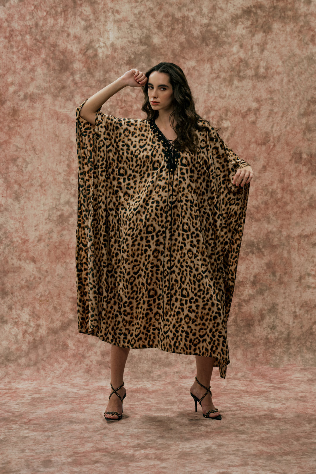 LEOPARD PRINT KAFTAN