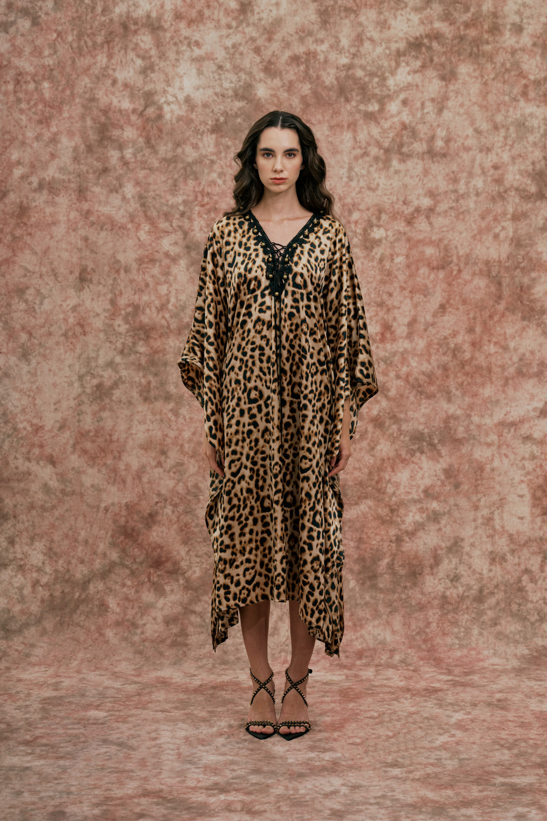 LEOPARD PRINT KAFTAN
