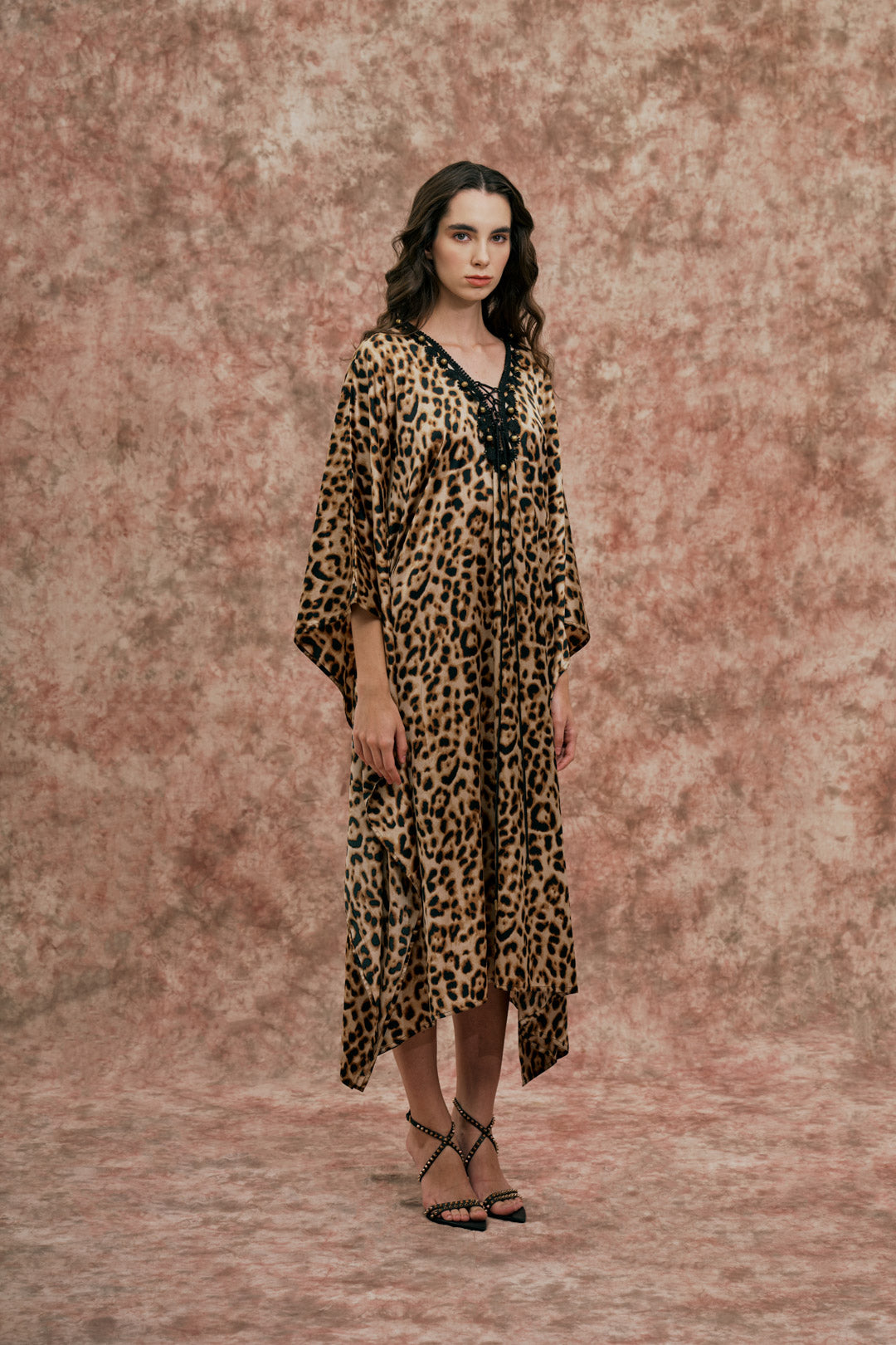 LEOPARD PRINT KAFTAN