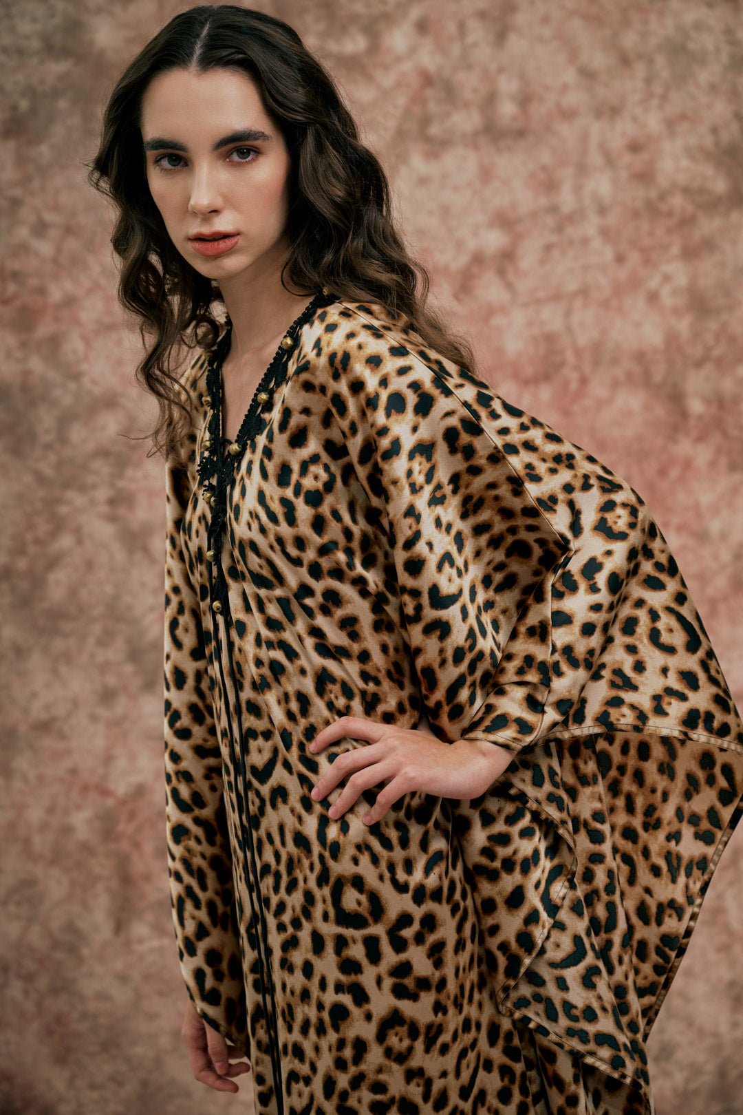 LEOPARD PRINT KAFTAN