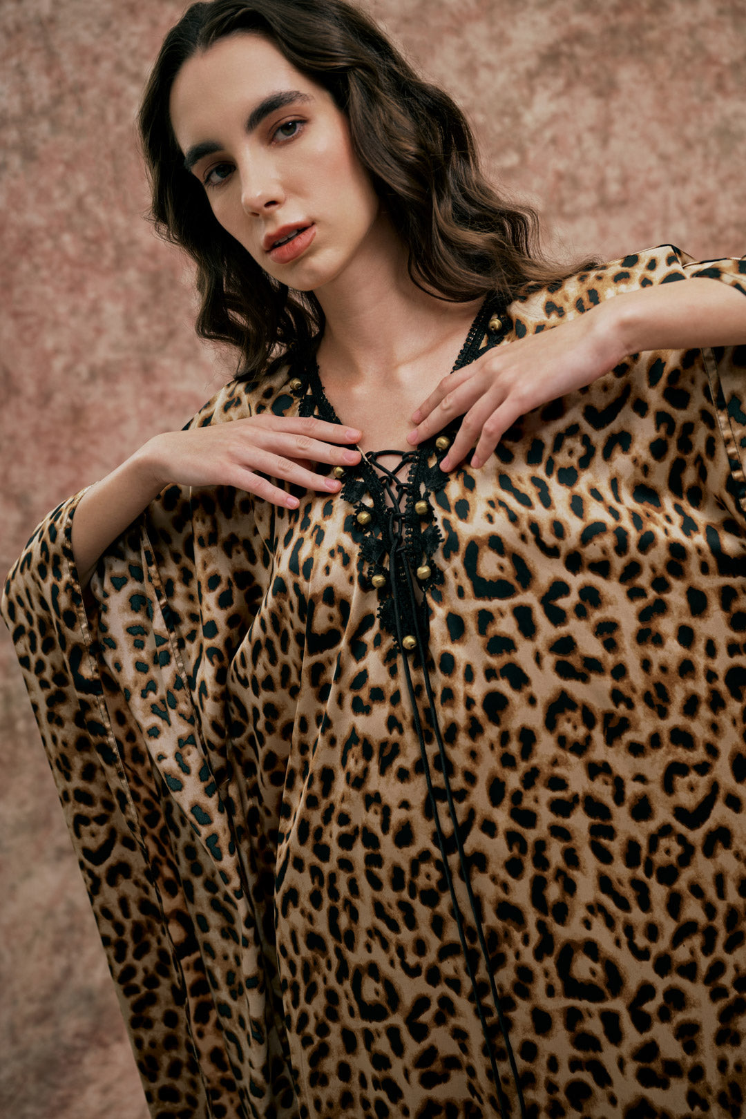 LEOPARD PRINT KAFTAN