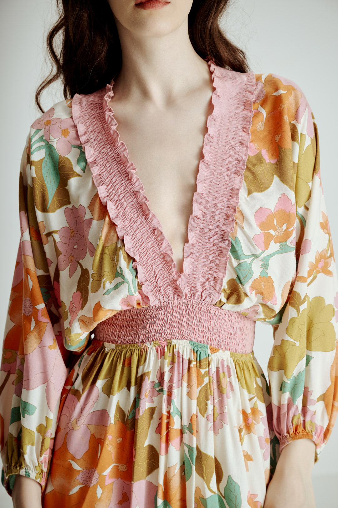 FLORAL PRINT SHORT DRESS