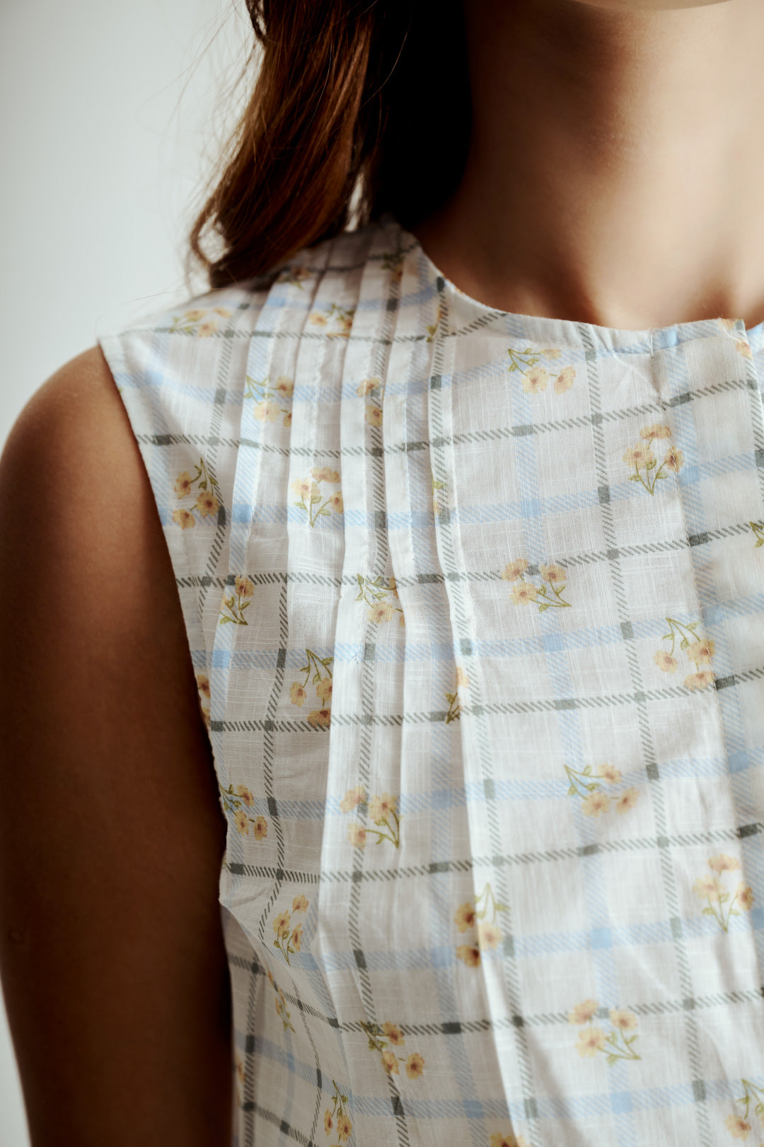 Sleeveless Crop Top with Flared Maxi Skirt Co-Ord Set