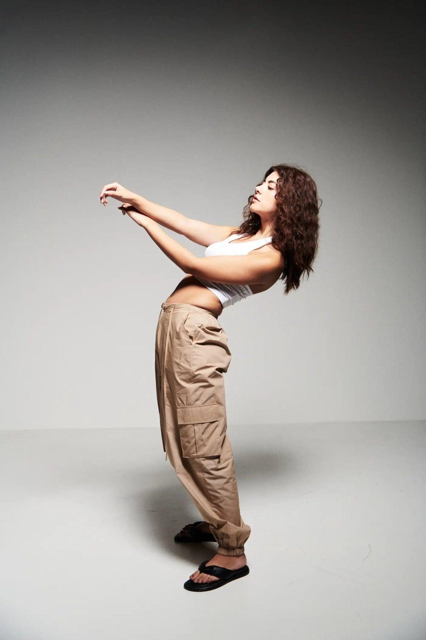 Beige Cargo Pants - Sotbella