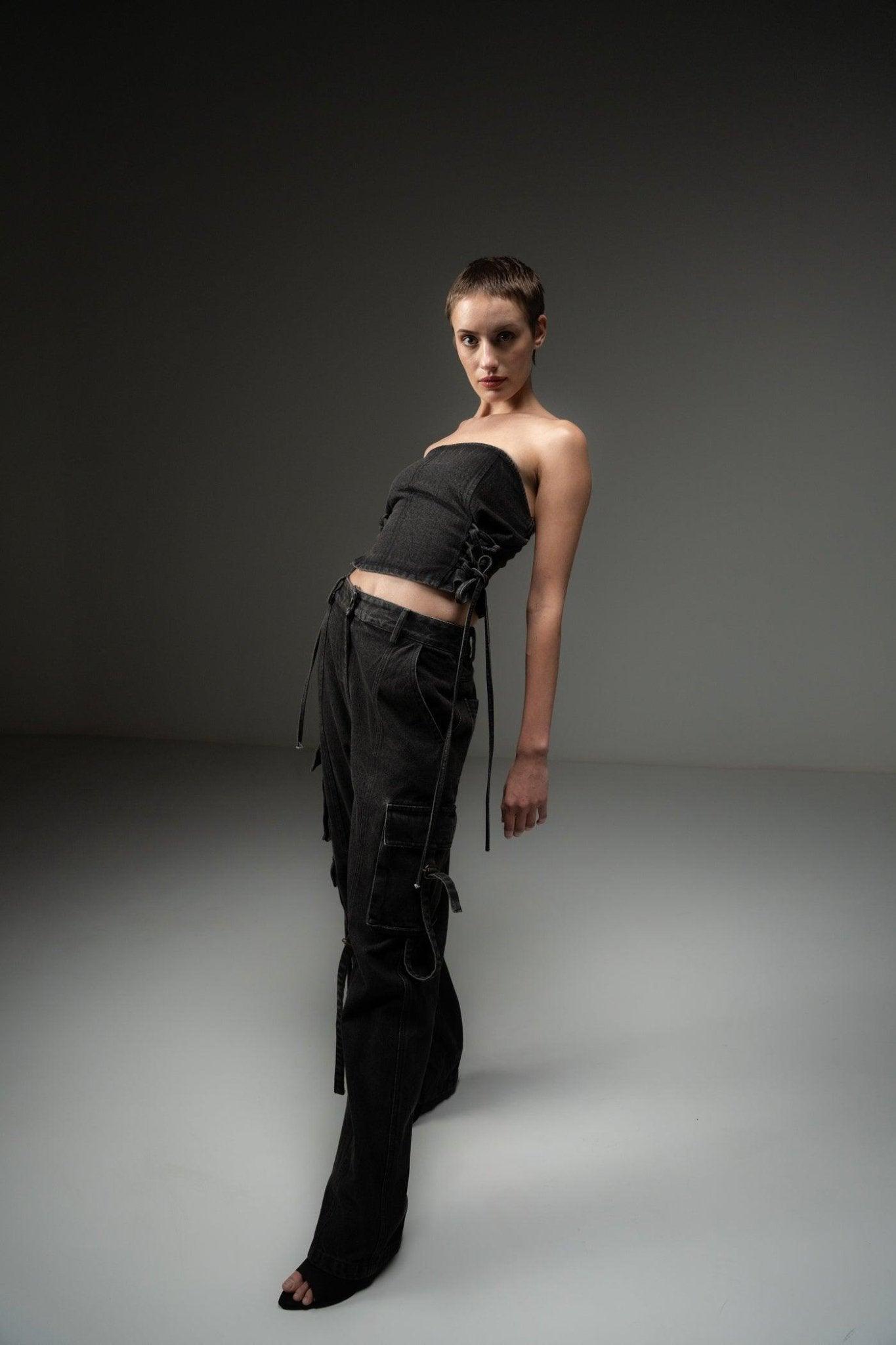 BLACK DENIM DUO - Sotbella