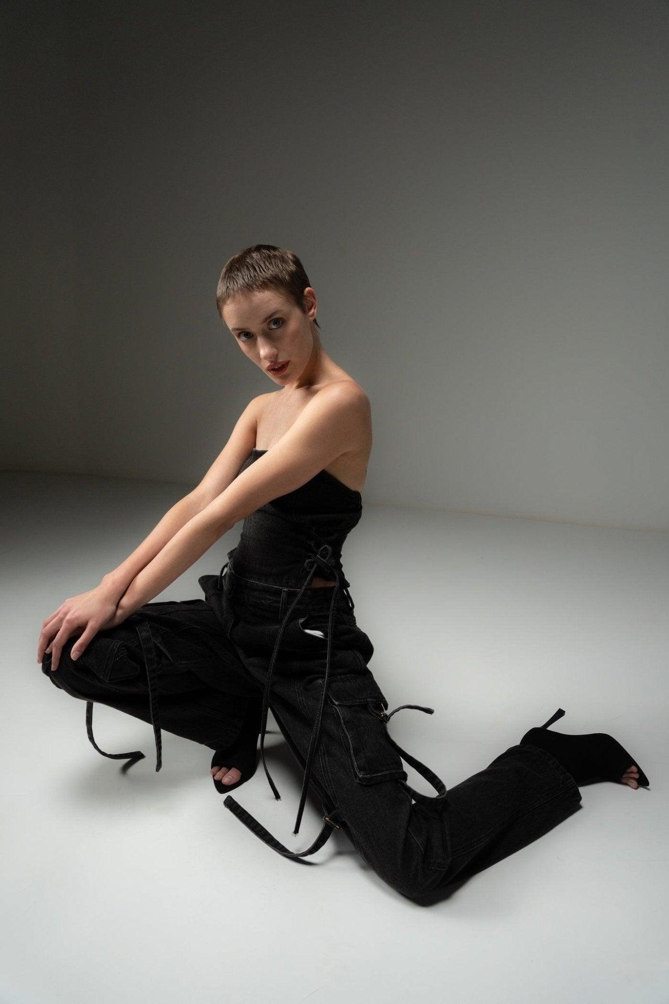 BLACK DENIM DUO - Sotbella