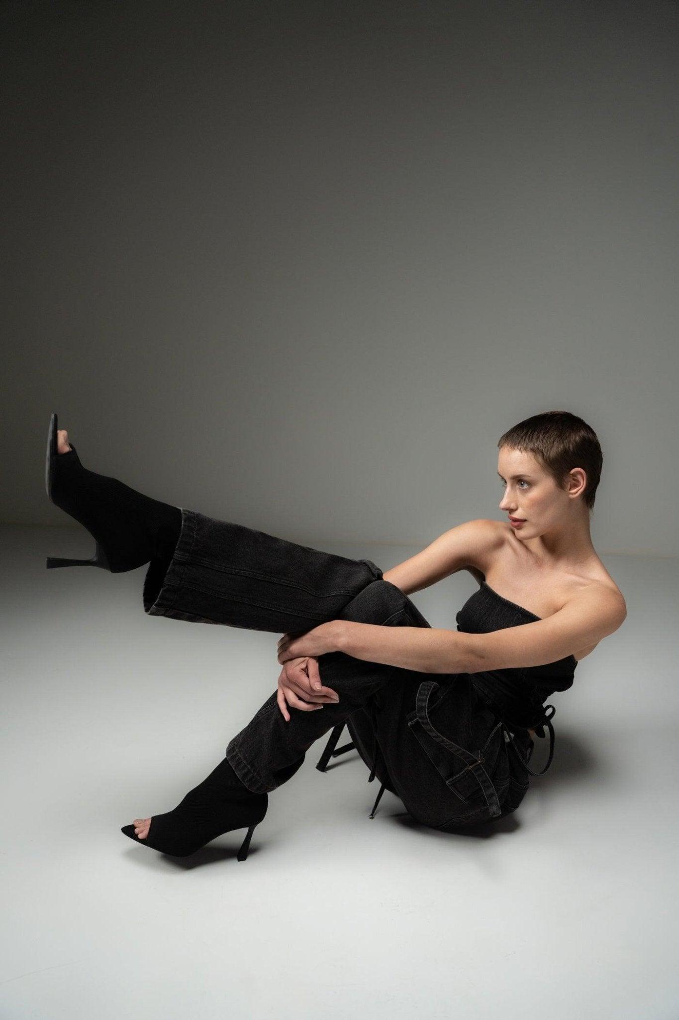 BLACK DENIM DUO - Sotbella