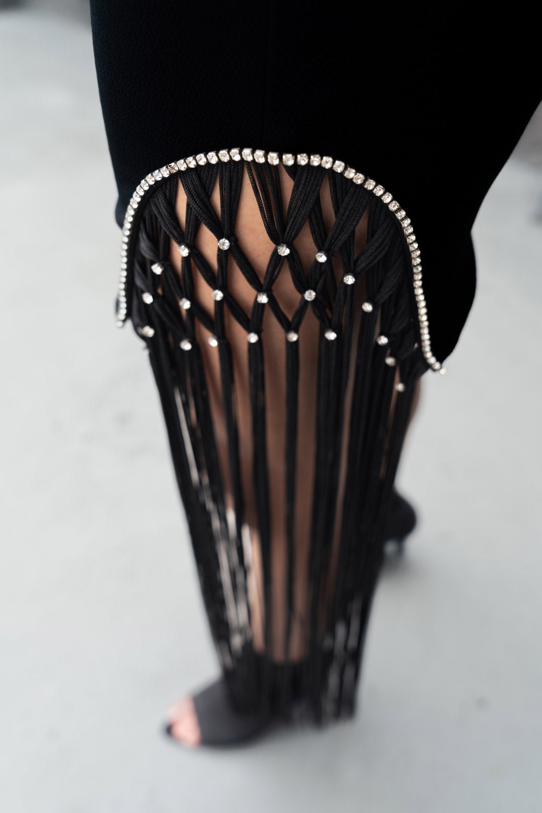 BRAIDED - FINGE CO - ORD SET WITH RHINESTONE EMBELLISHMENT - Sotbella