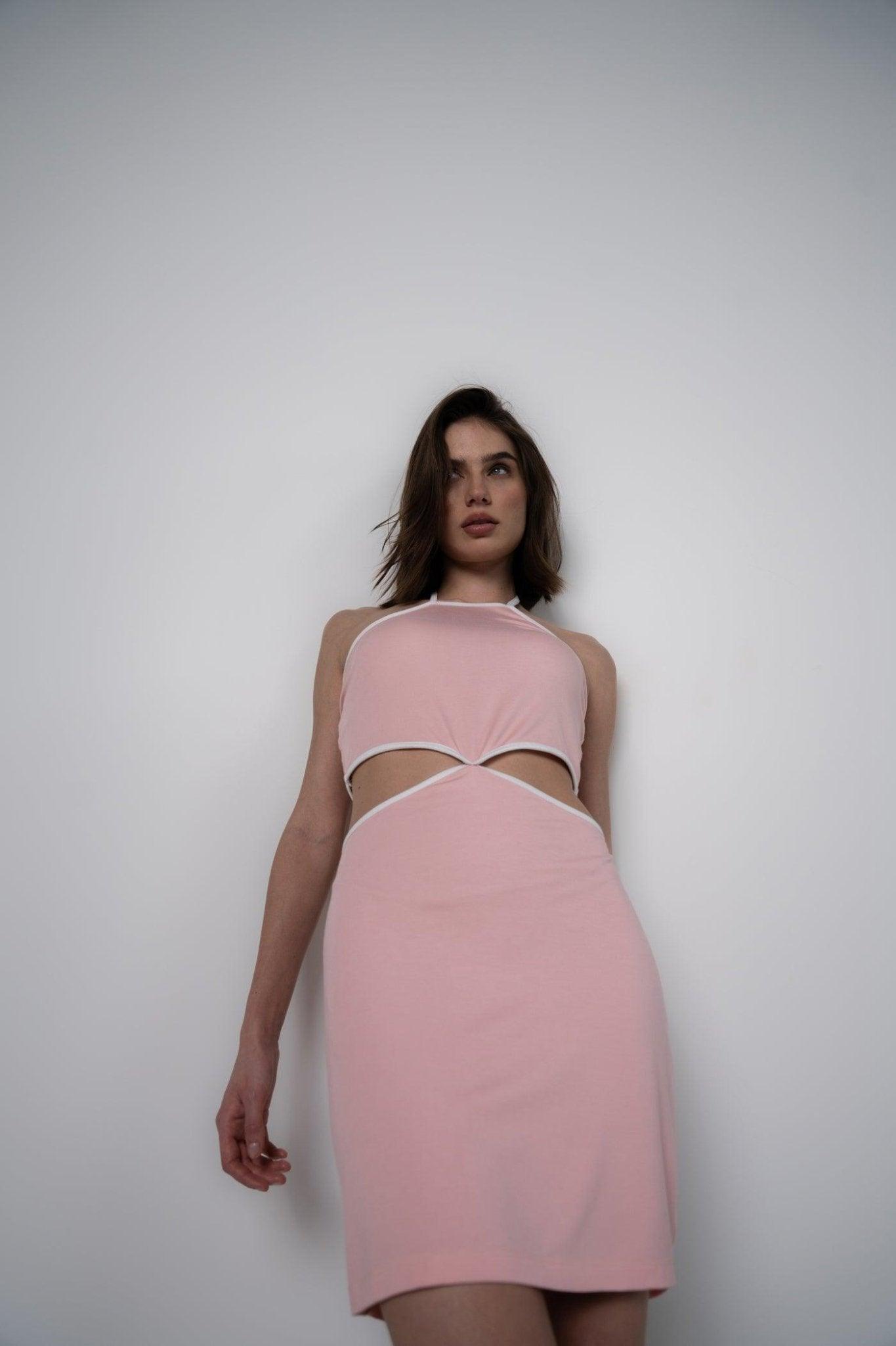 BREEZY PINK SUMMER DRESS - Sotbella