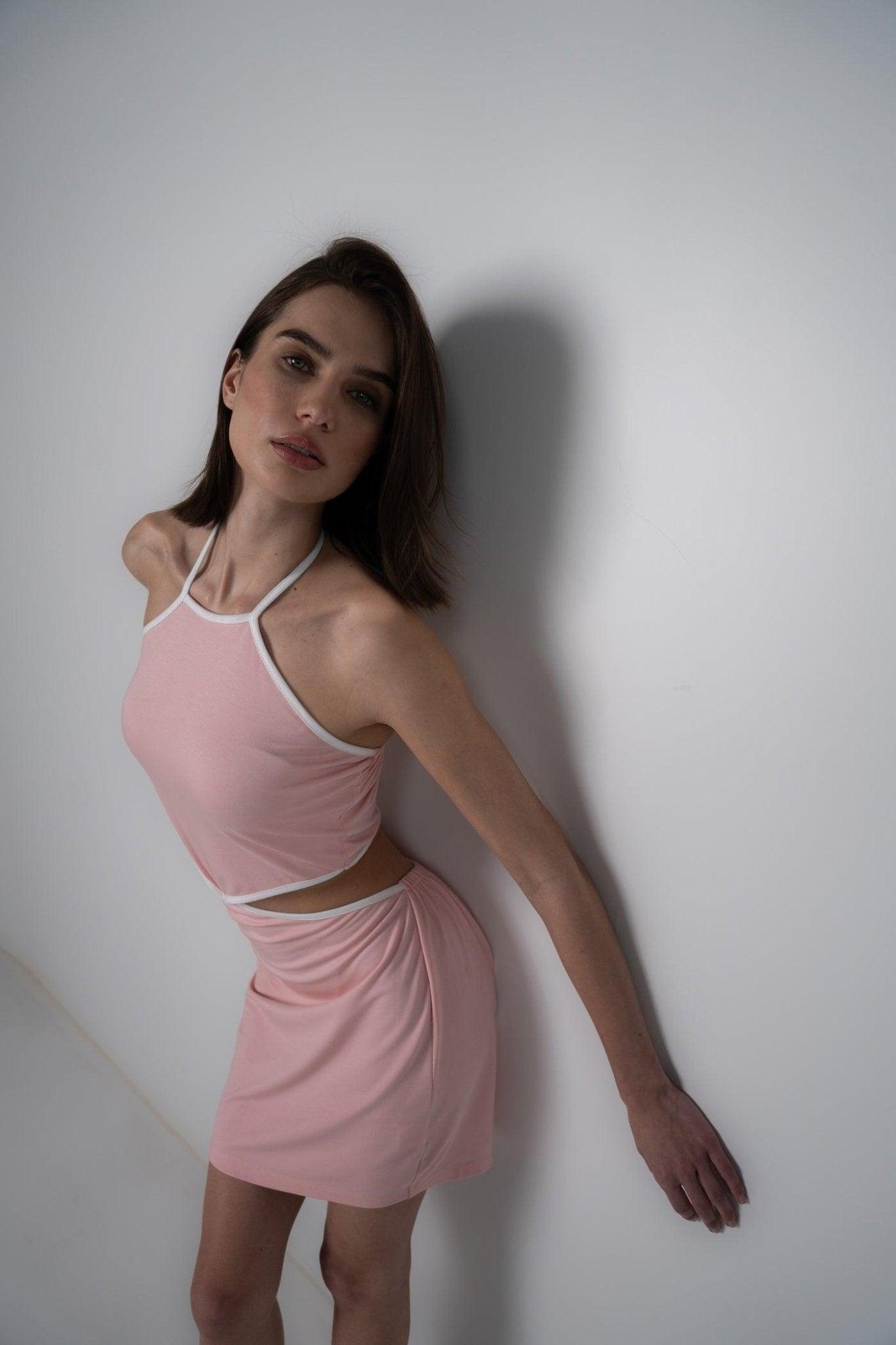 BREEZY PINK SUMMER DRESS - Sotbella