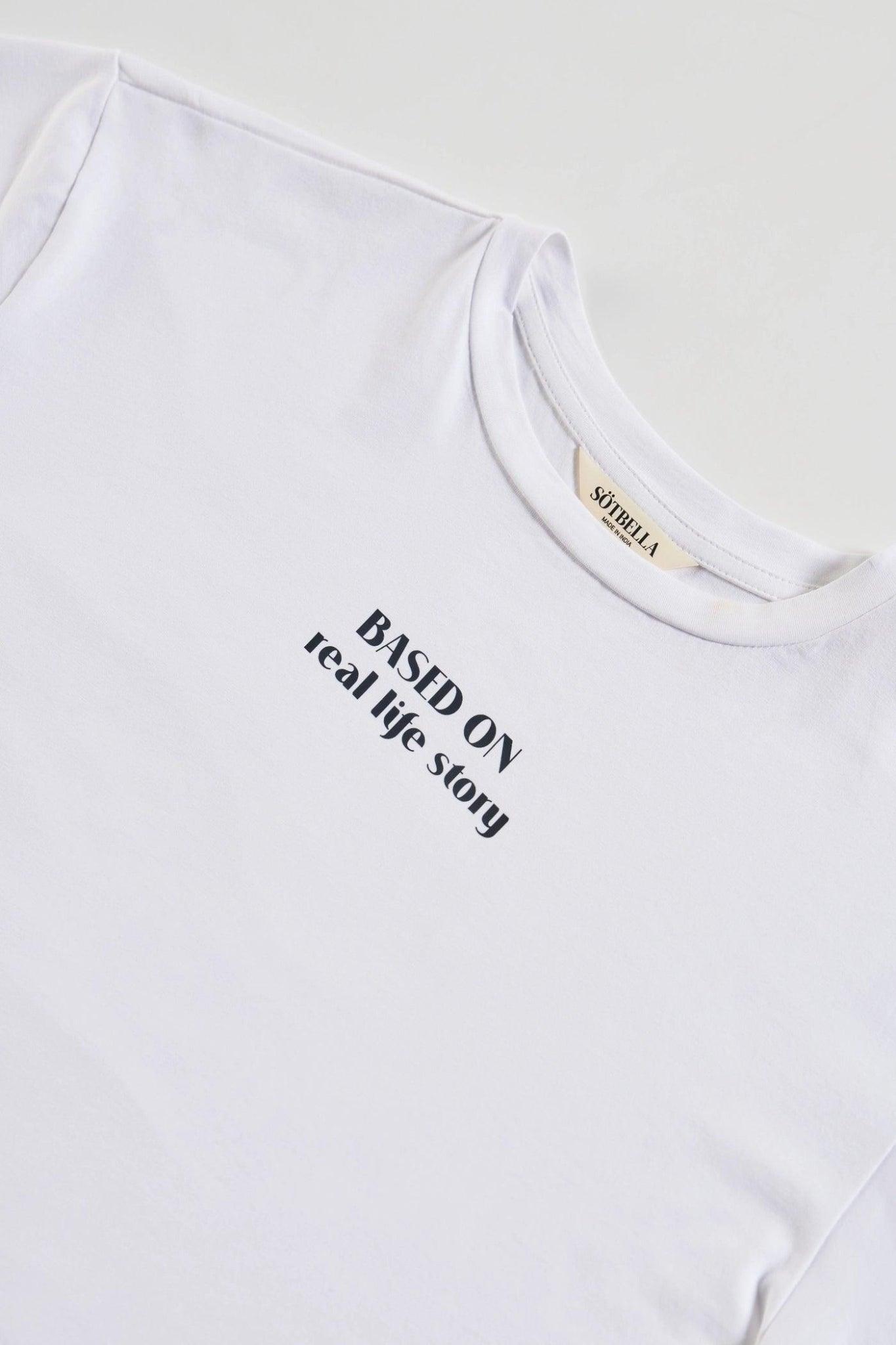 Classic White Tee And Ripped Denim Combo - Sotbella