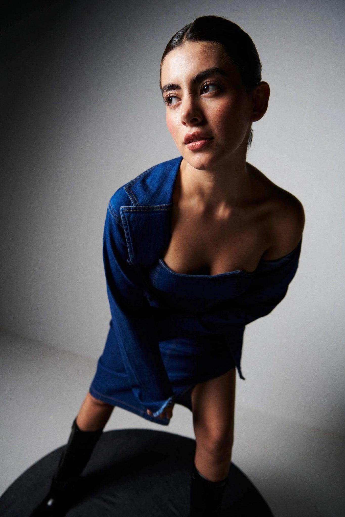 Denim Bustier Top - Sotbella