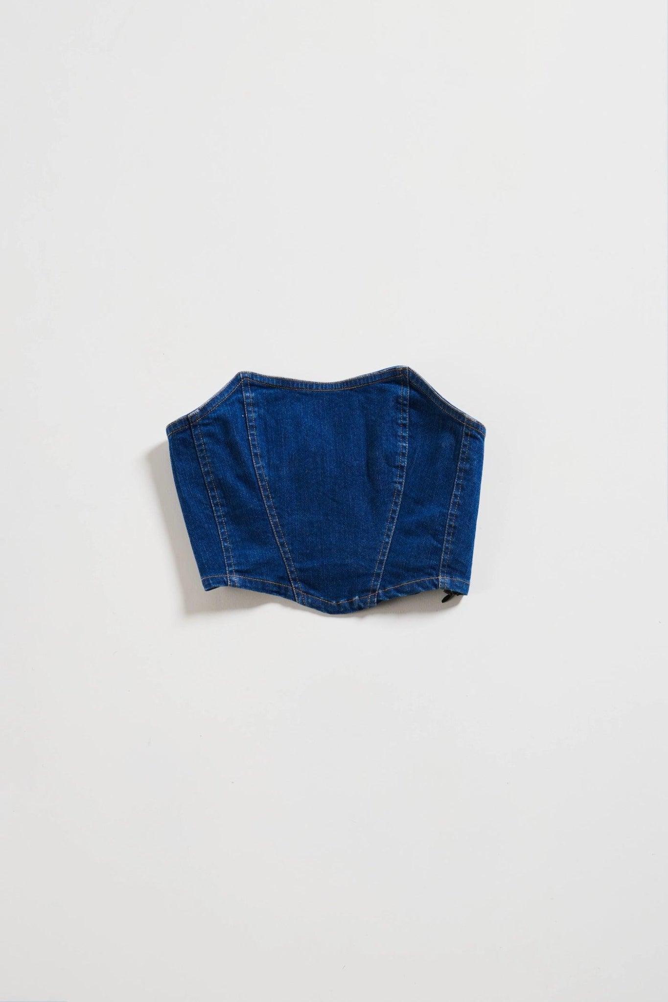 Denim Bustier Top - Sotbella