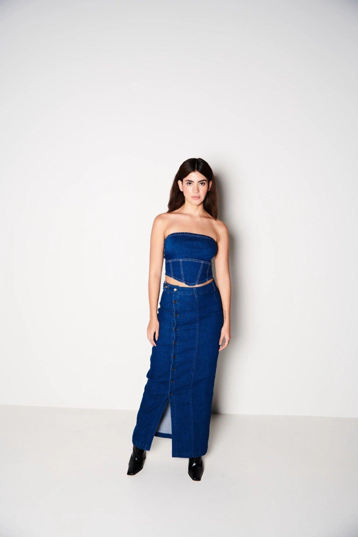 Denim Corset - Sotbella