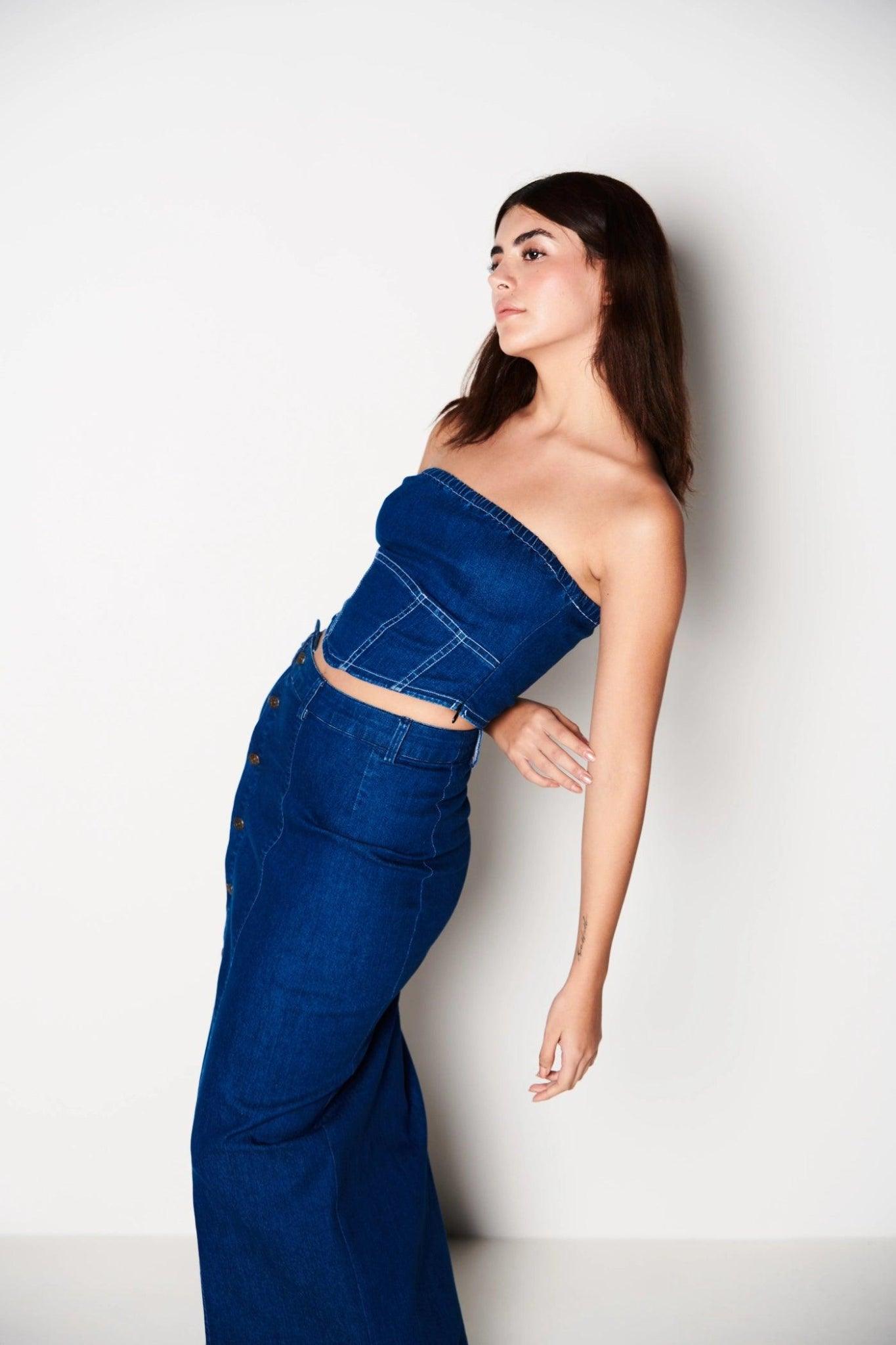 Denim Corset - Sotbella