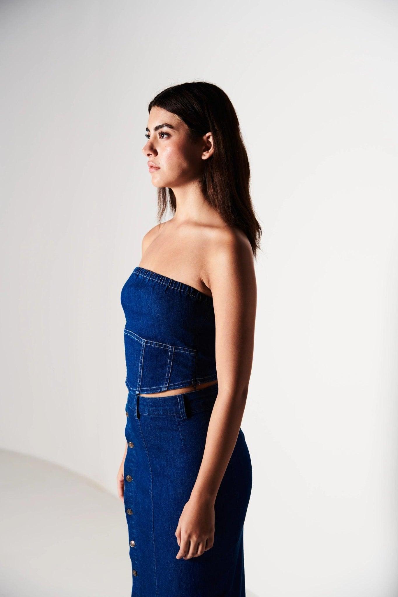 Denim Corset - Sotbella