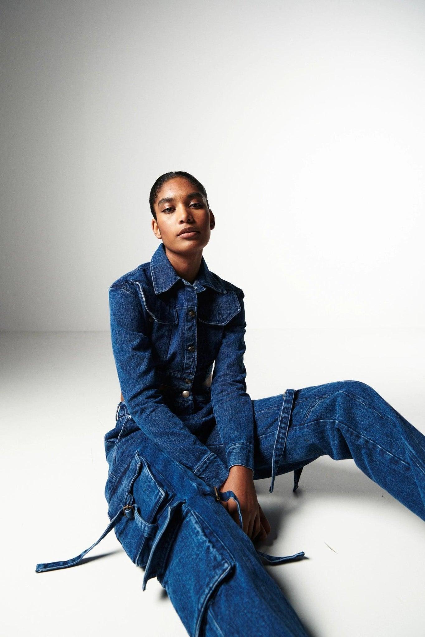 Denim Crop Jacket - Sotbella