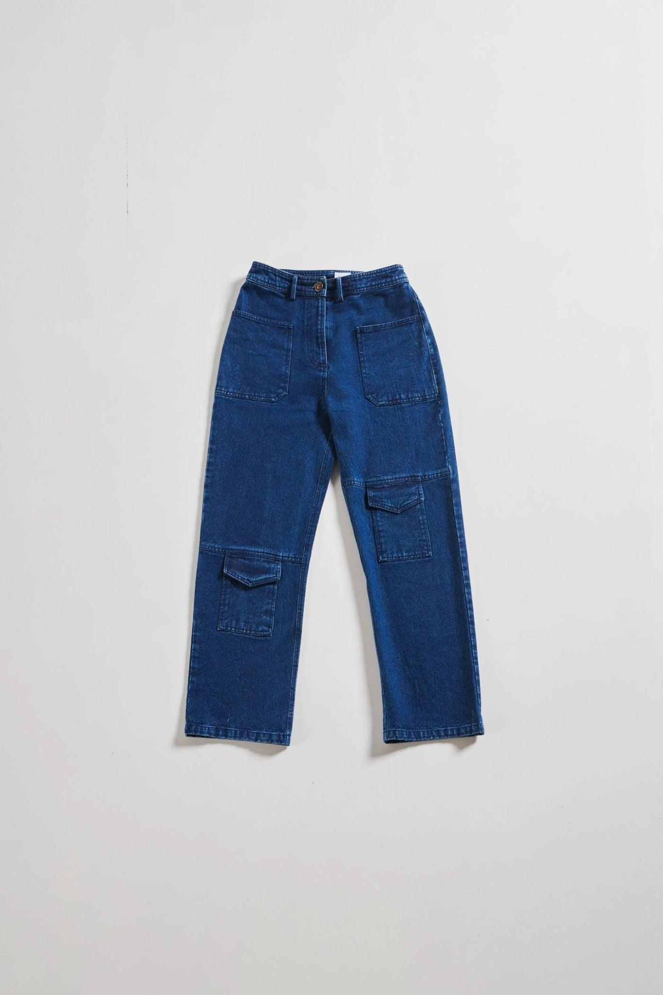 Denim Straight Pants - Sotbella