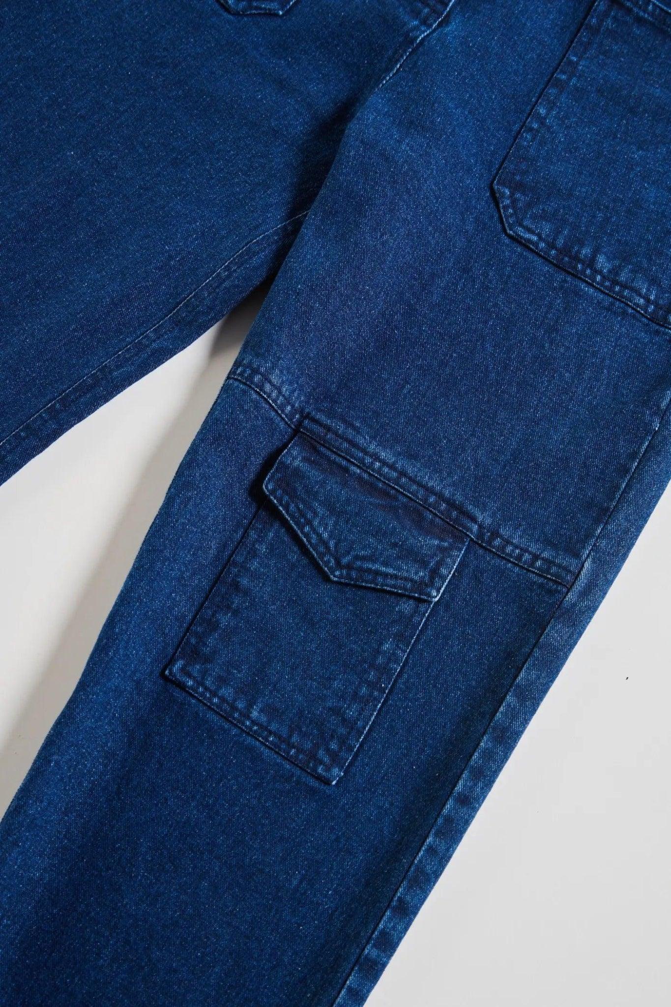 Denim Straight Pants - Sotbella