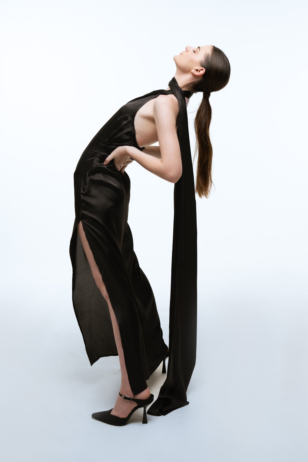 DRAPE SHAWL - NECK DRESS - Sotbella