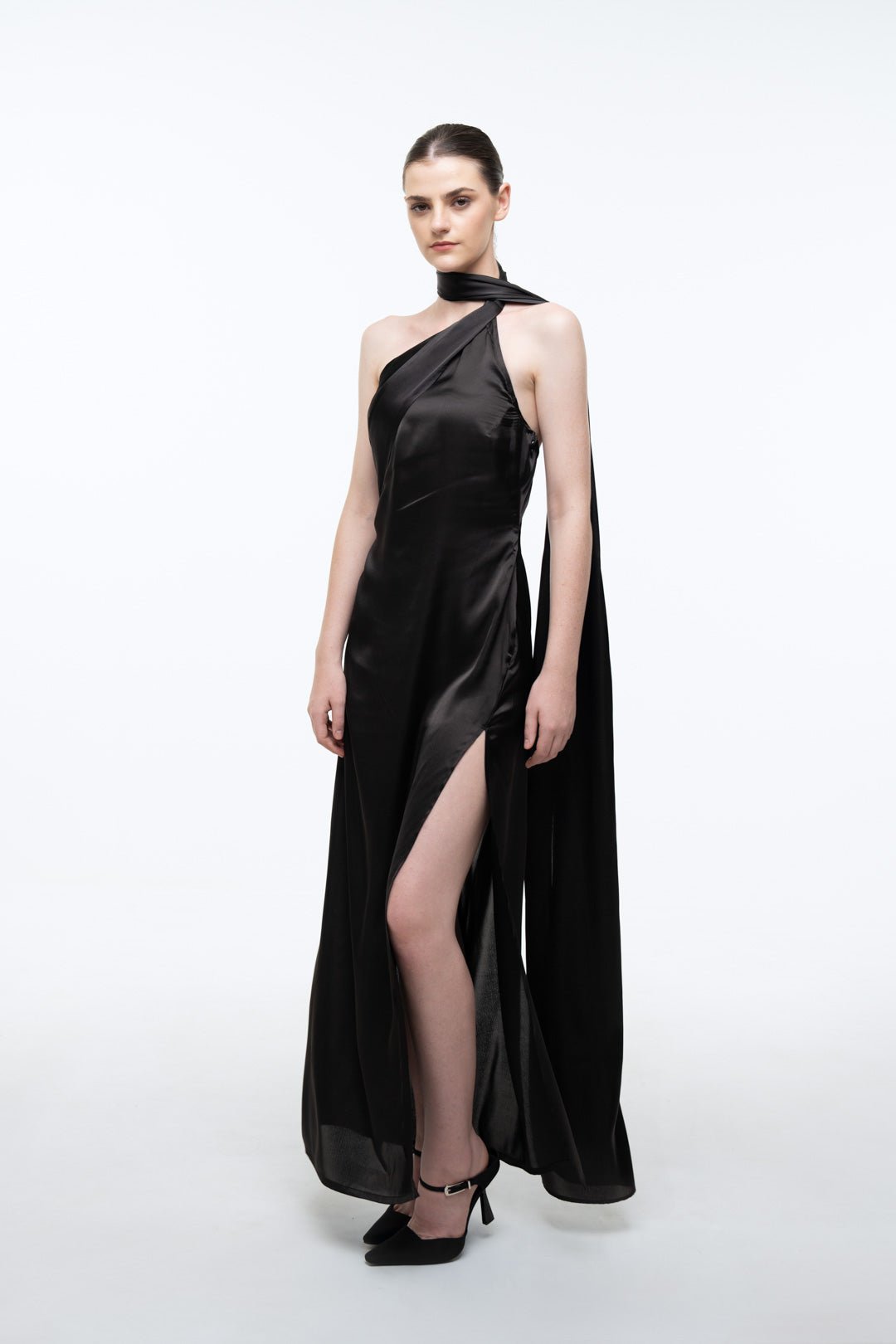 DRAPE SHAWL - NECK DRESS - Sotbella