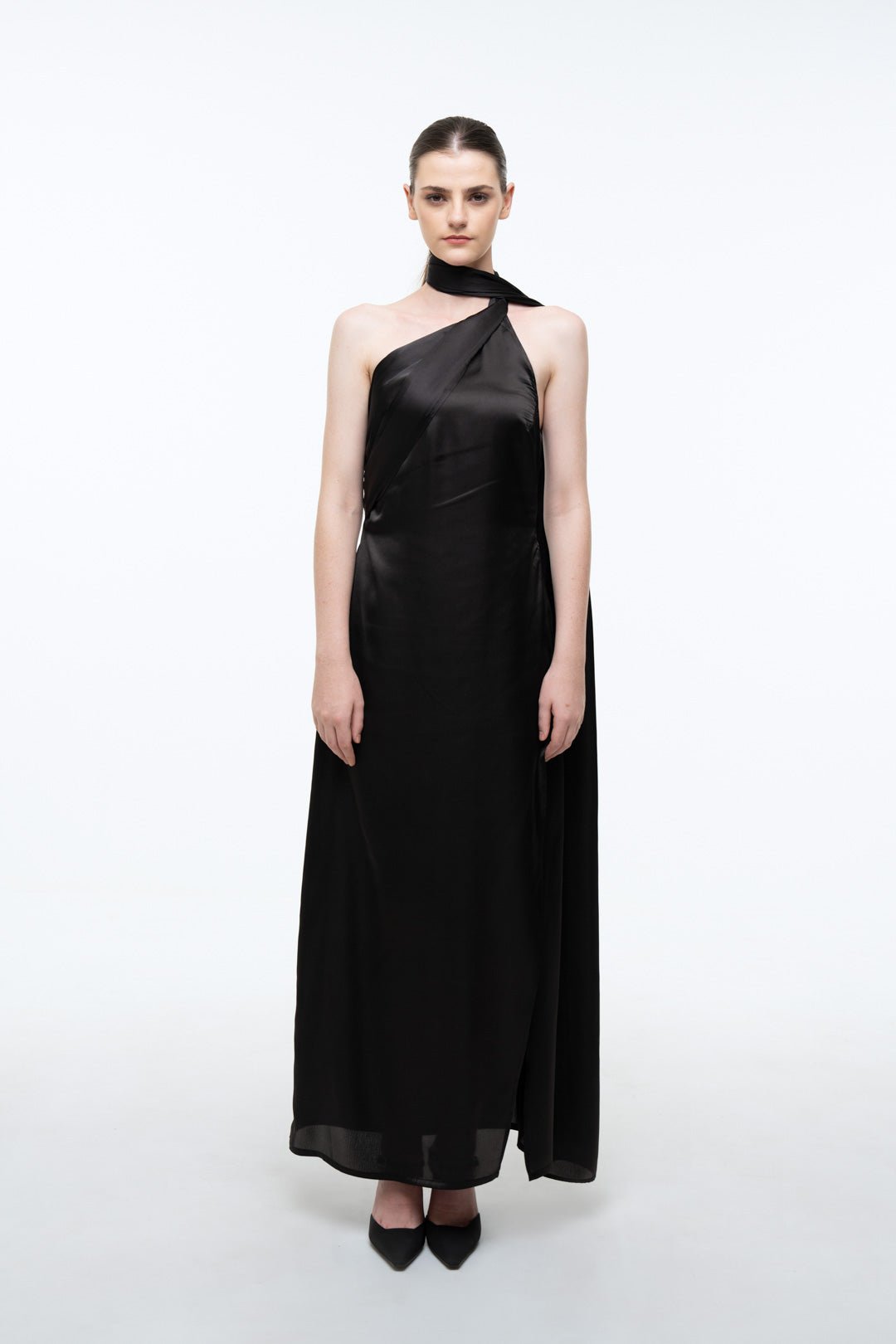 DRAPE SHAWL - NECK DRESS - Sotbella