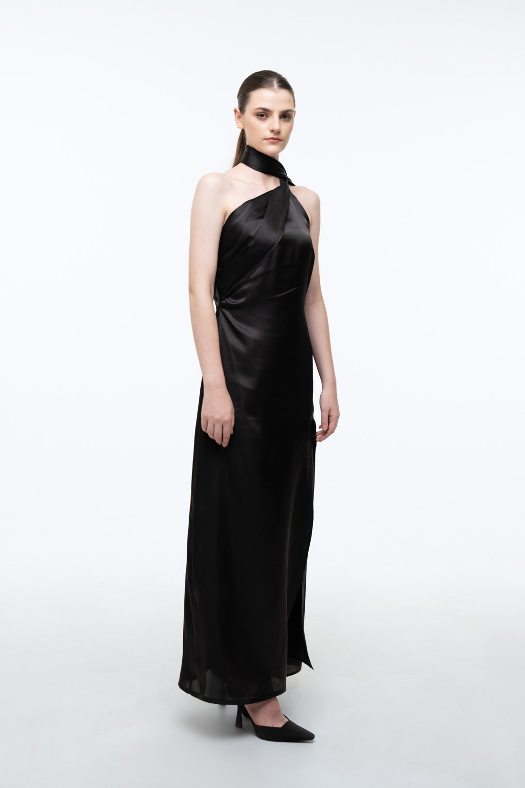 DRAPE SHAWL - NECK DRESS - Sotbella