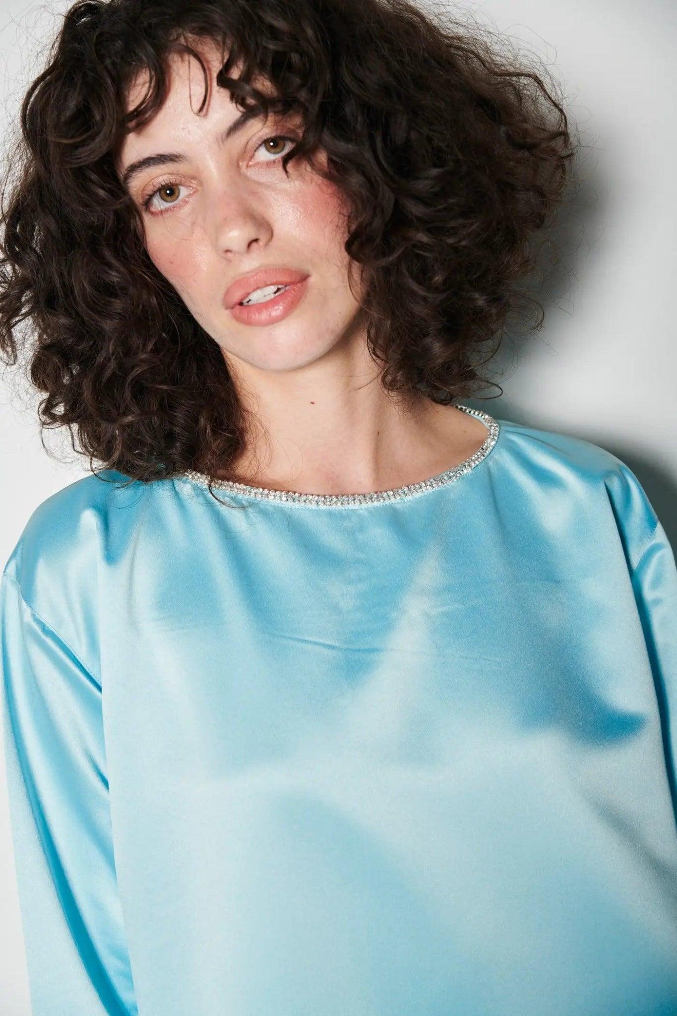 Elegant Blue Co-Ord Set - Sotbella