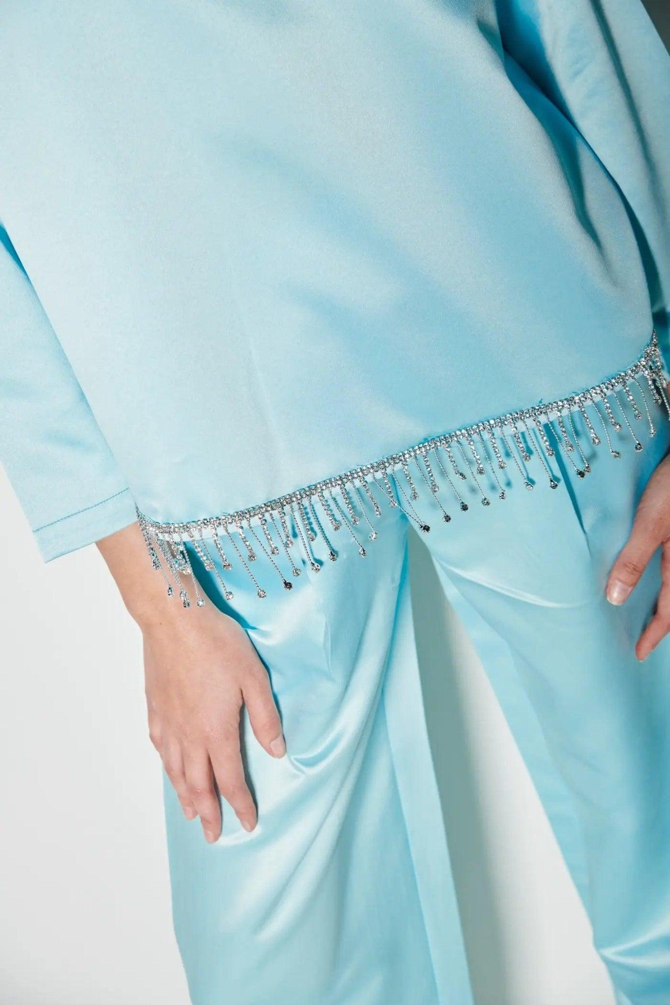 Elegant Blue Co-Ord Set - Sotbella