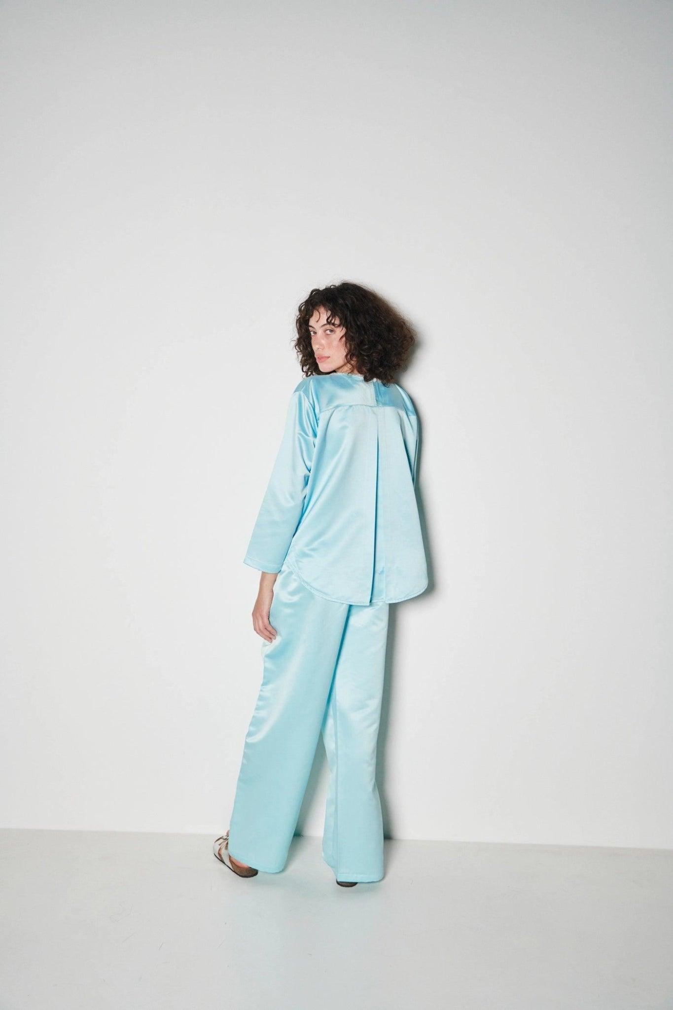 Elegant Blue Co-Ord Set - Sotbella