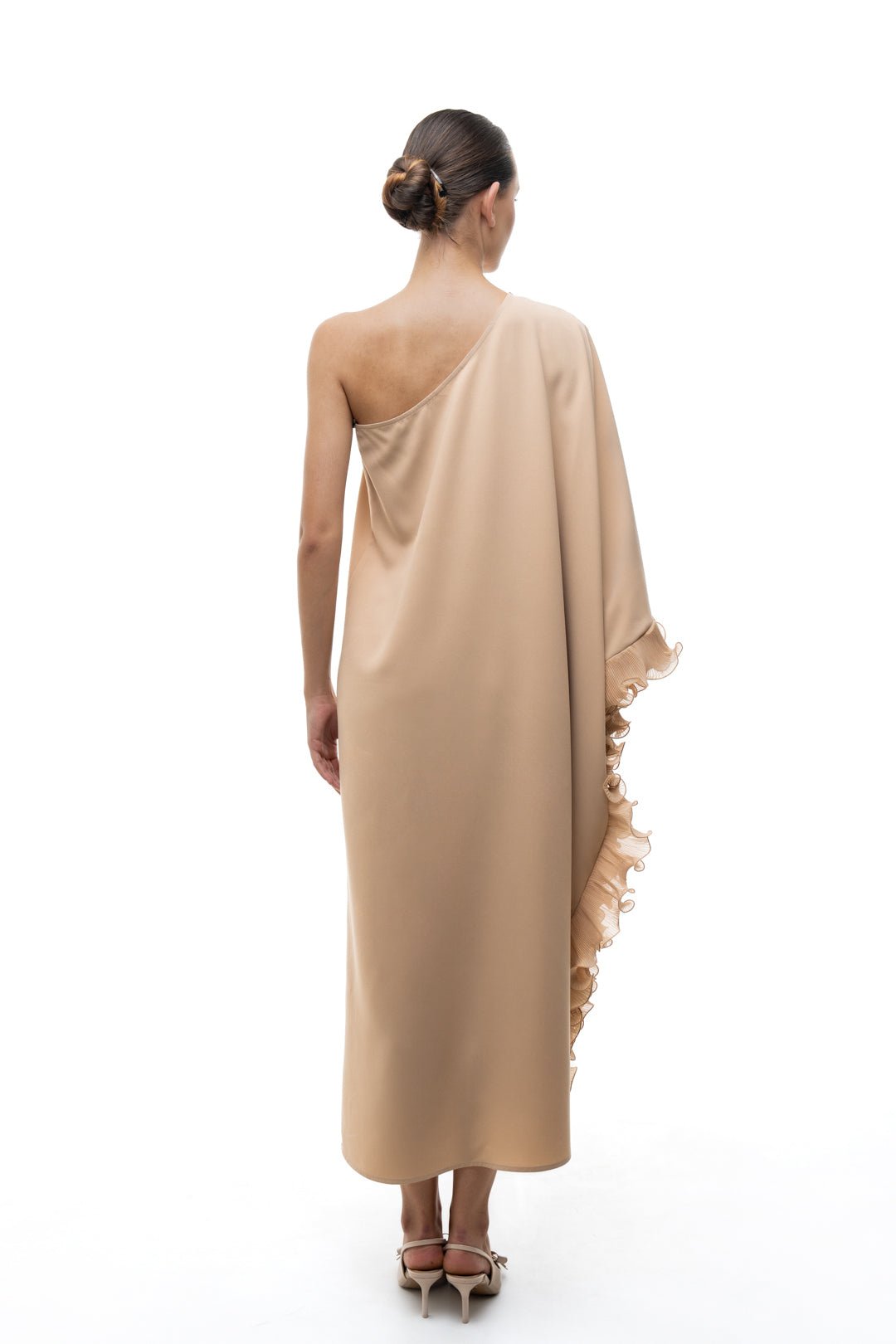 EMBELISHED ONE SHOULDER DRESS - Sotbella