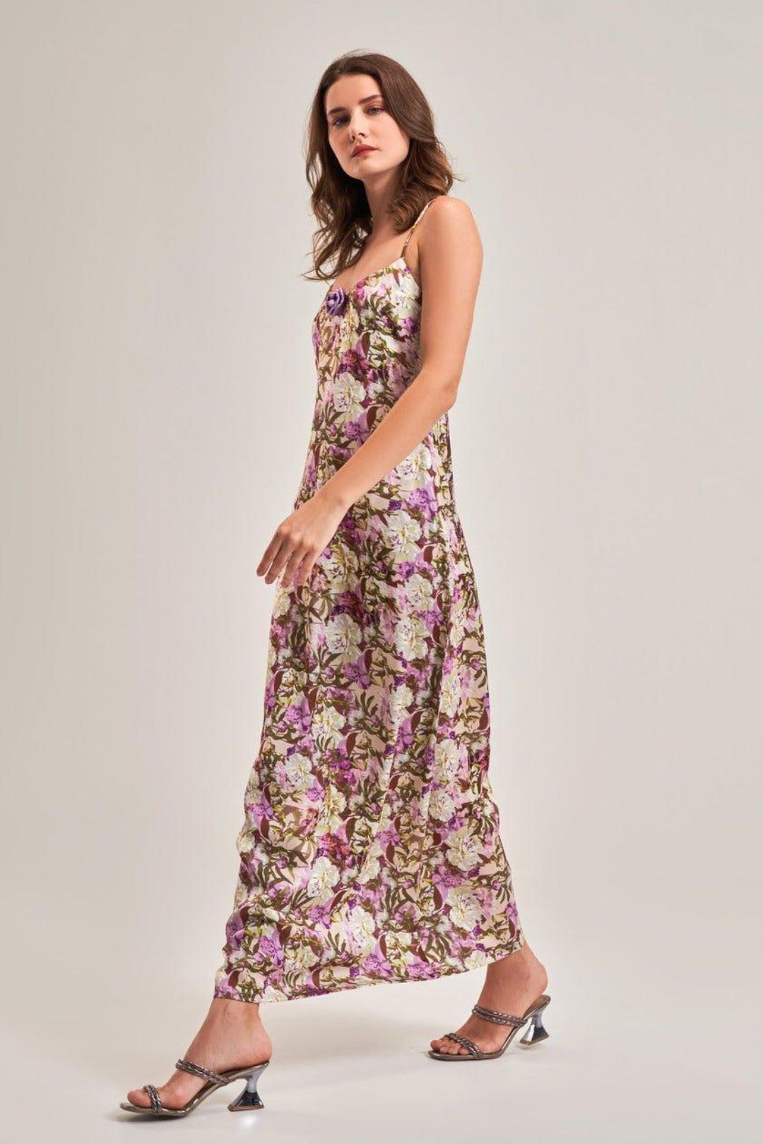 FLORAL A - LINE MAXI DRESS - Sotbella