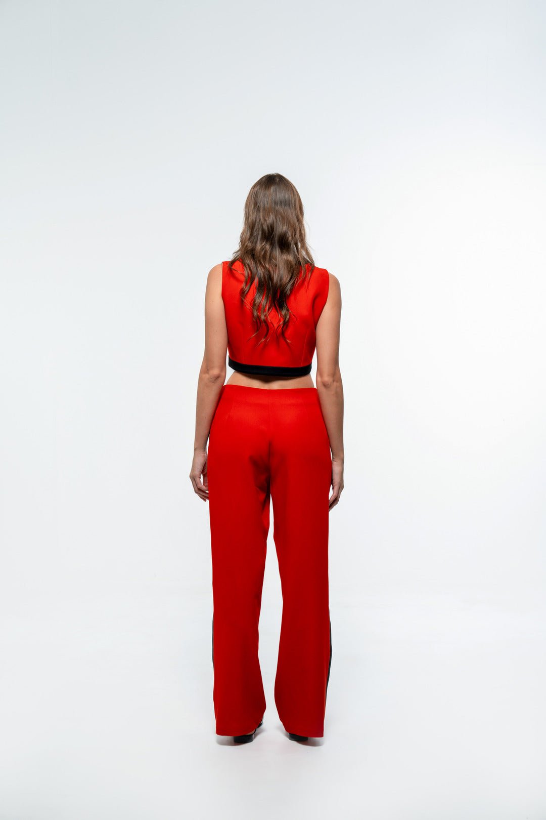 FORMAL RED TOP AND PANT CO - ORD SET - Sotbella