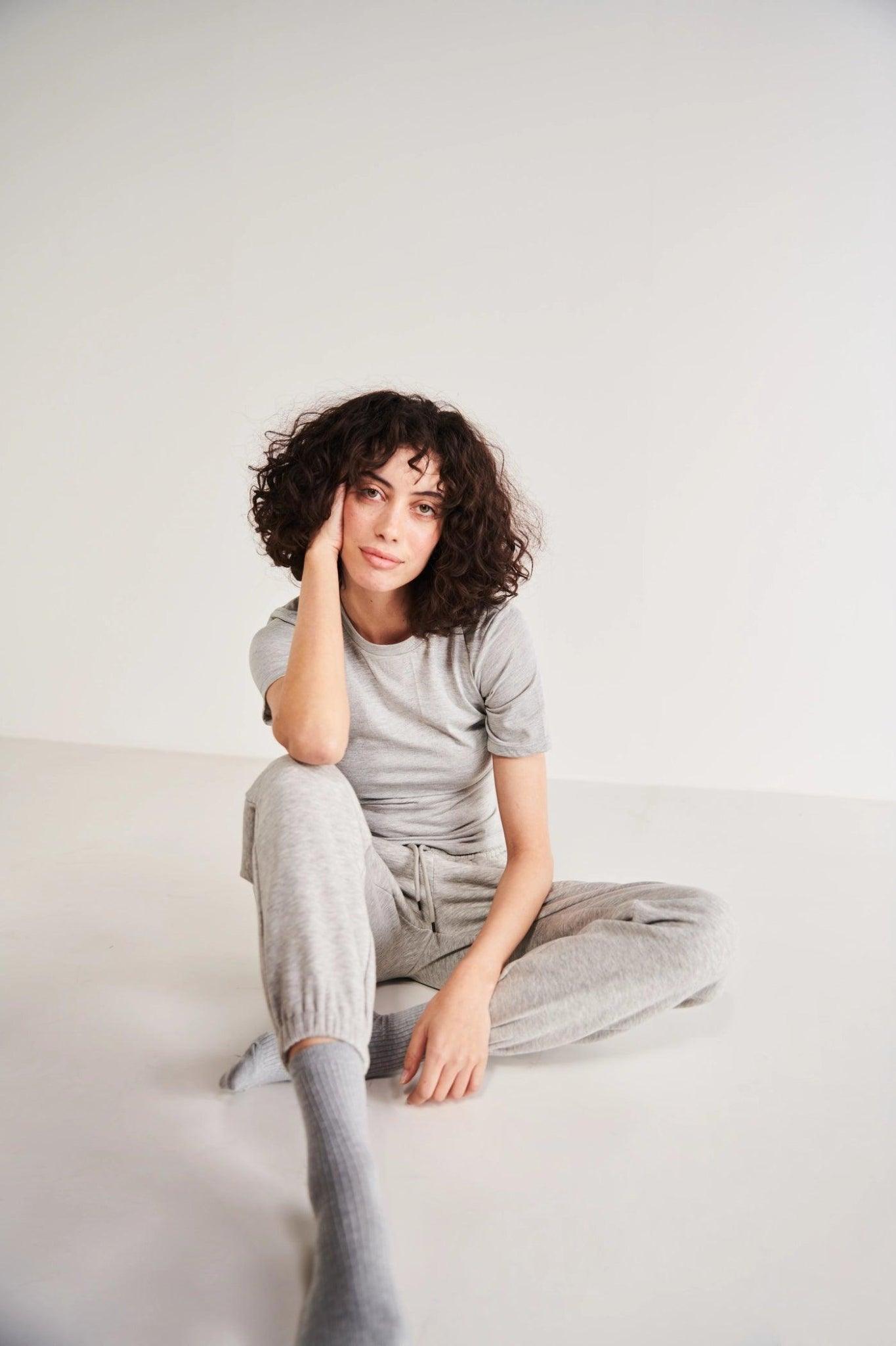 Grey Knits T-Shirt - Sotbella