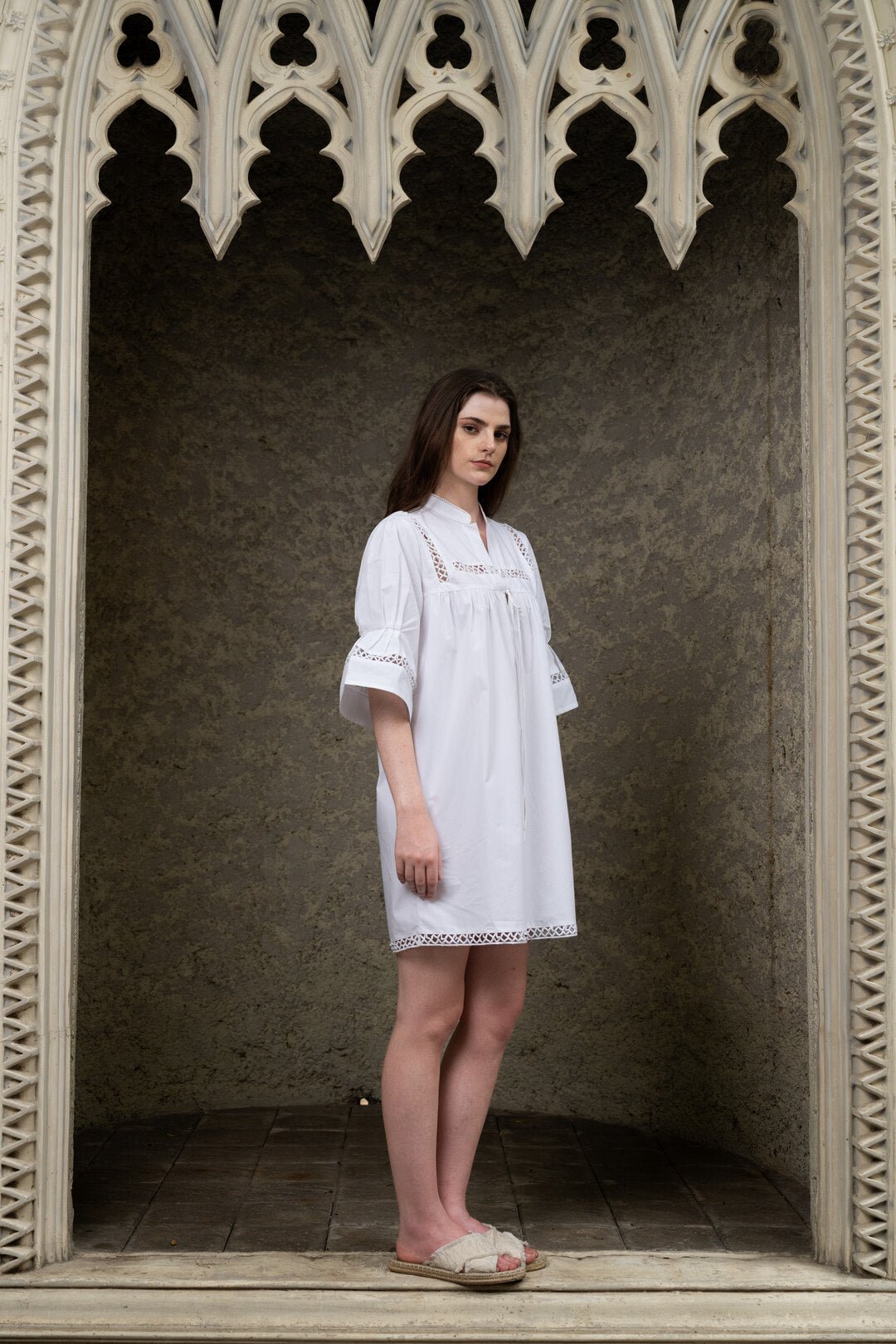 LADDER LACE TUNIC DRESS - Sotbella