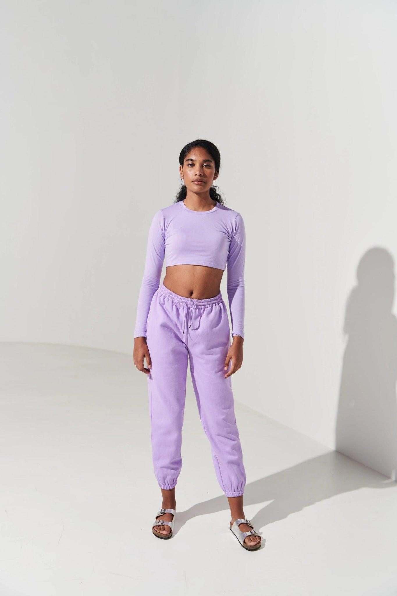Lavender Crop Top - Sotbella