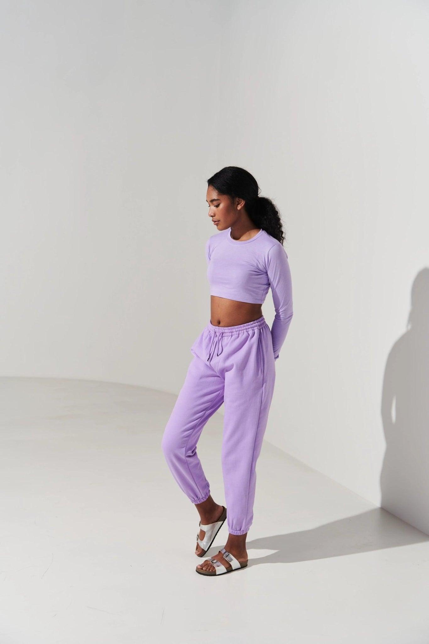 Lavender Crop Top - Sotbella