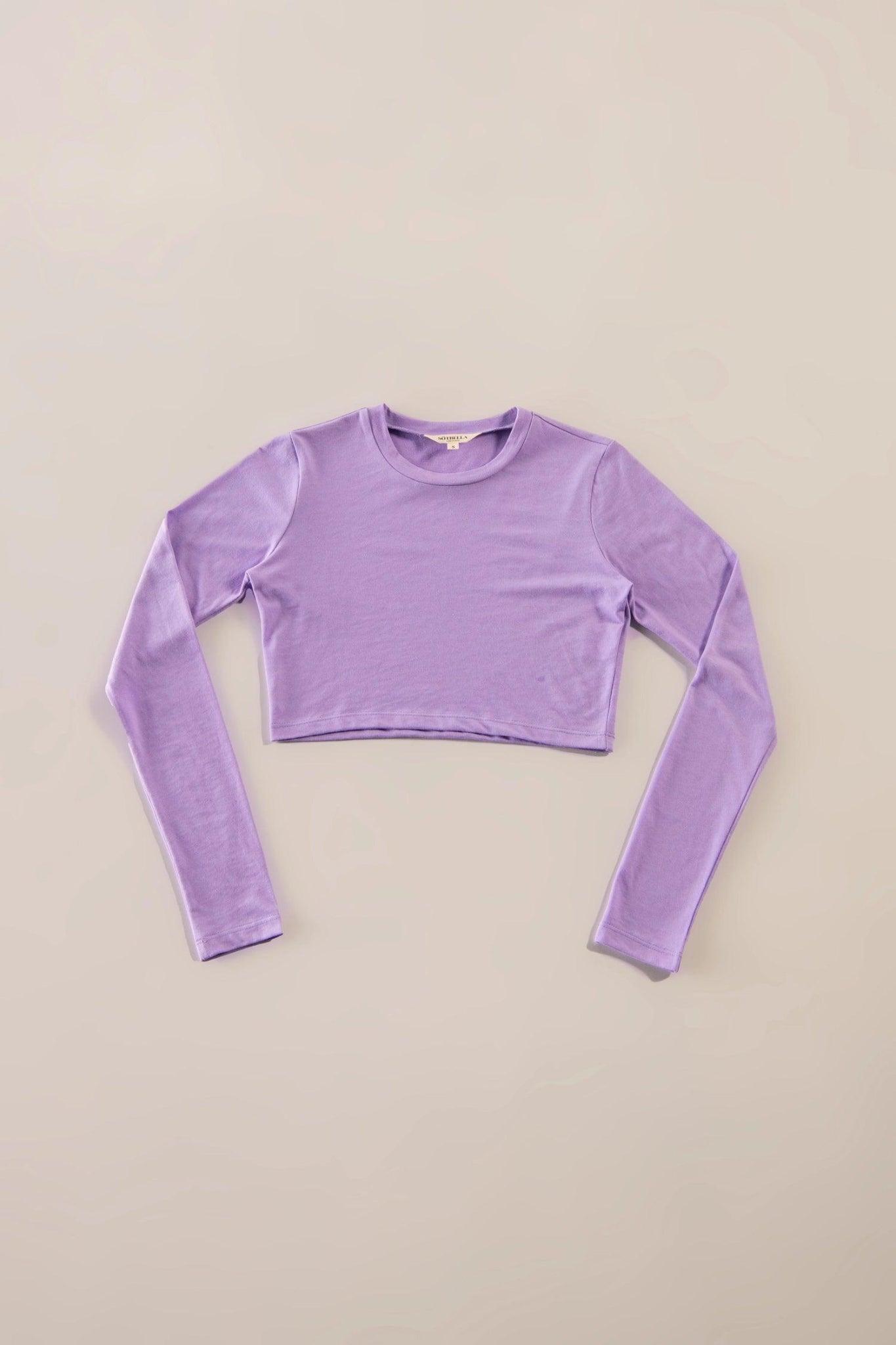 Lavender Crop Top - Sotbella
